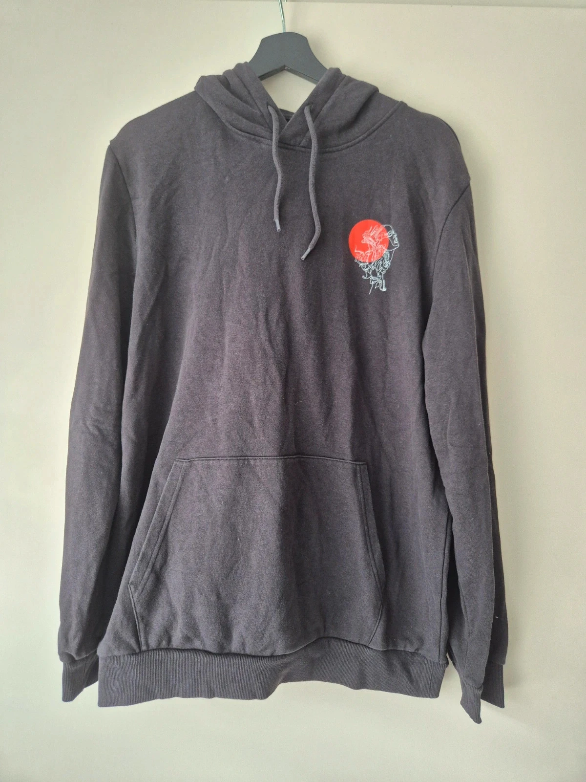 Hoodie met graphic print – maat XL